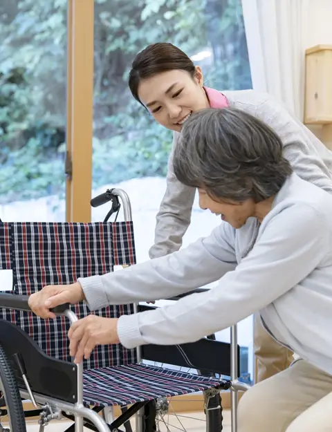 介護支援の様子